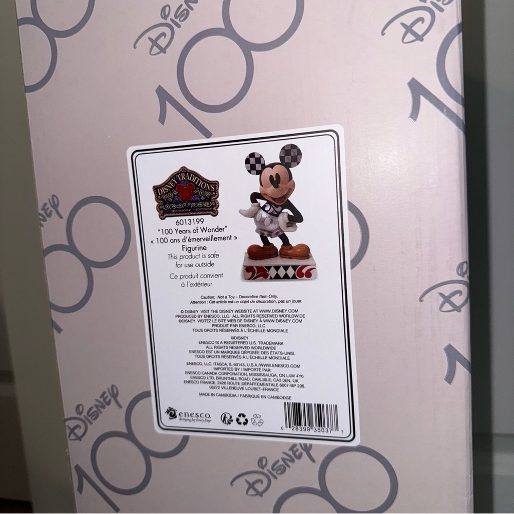 Jim Shore LE Mickey Statue Disney's 100 Year Anniversary - Picture 9 of 10